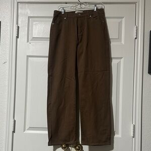 Women's Brown Straight Leg Pants